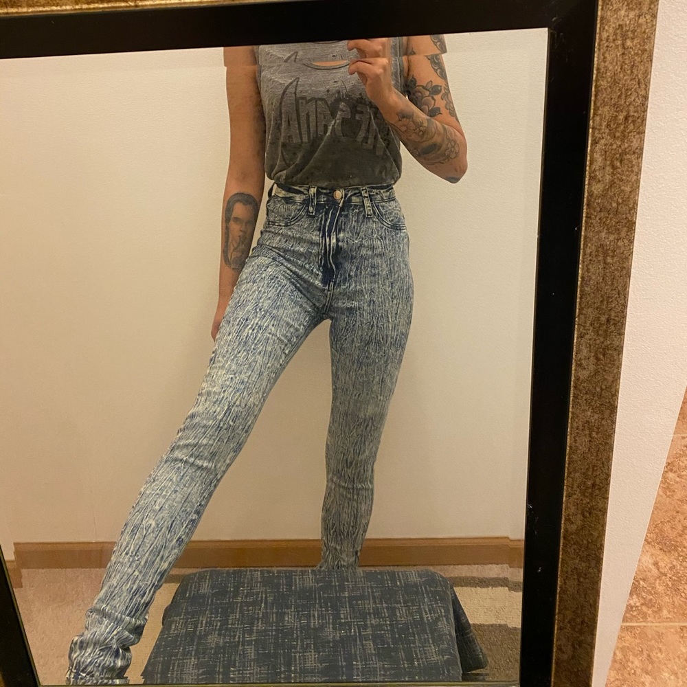 High waisted mom jeans